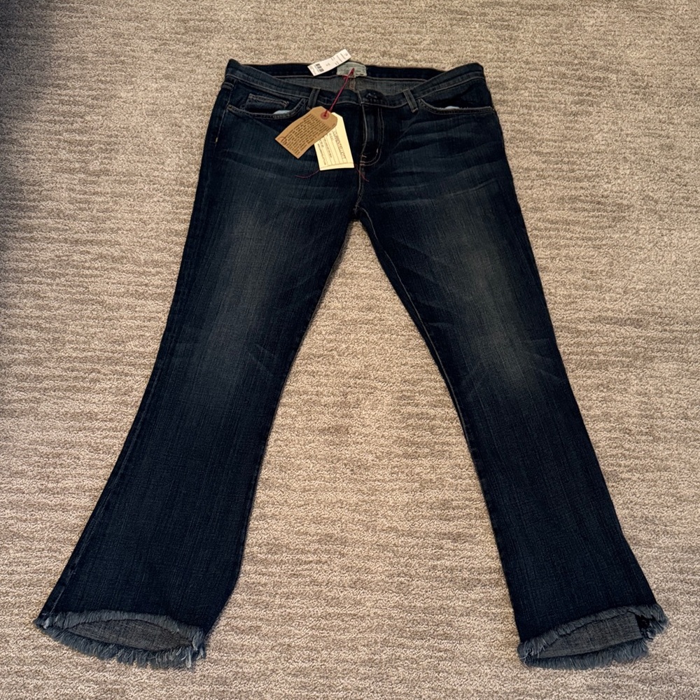 Current/Elliott Dark Indigo Flare Jeans